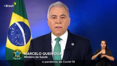 Pronunciamento do ministro da Saúde, Marcelo Queiroga